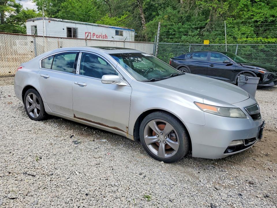 2013 Acura Tl VIN 19UUA9F52DA001433 COPART salvage auction — MECHANICAL, Oh - Certificate Of Title, sold $400 on 2026-07-29 (photo 4)