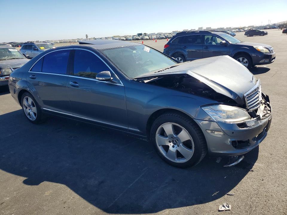 2007 Mercedes-benz S-klasse VIN WDDNG71X87A014986 COPART salvage auction — FRONT END, CA - SALVAGE CERTIFICATE, sold $400 on 2026-08-05 (photo 4)