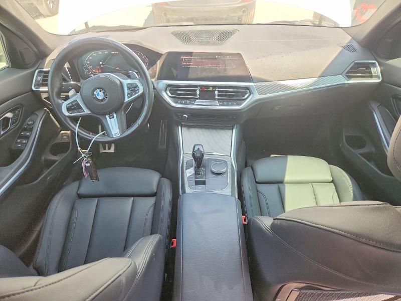 2020 BMW M3 VIN WBA5U7C00LAF53955 COPART salvage auction — REAR END, Tx - Salvage Vehicle Title, sold $16,300 on 2026-08-27 (photo 8)