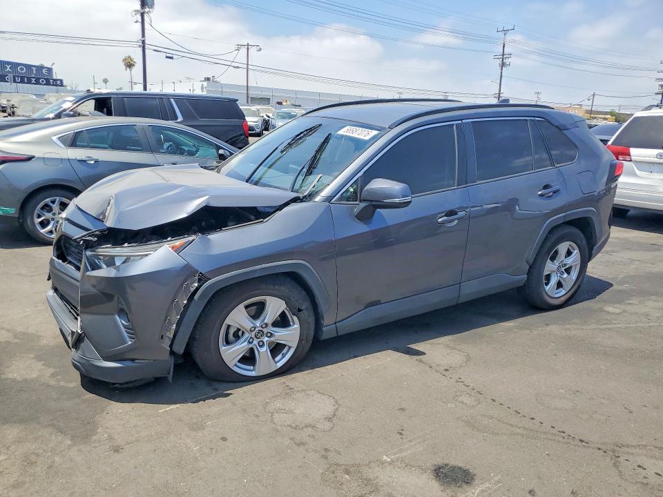 2019 Toyota Rav 4 VIN JTMW1RFV4KD007060 COPART salvage auction — FRONT END, Ca - Salvage Certificate, sold $6,300 on 2026-07-13 (photo 1)