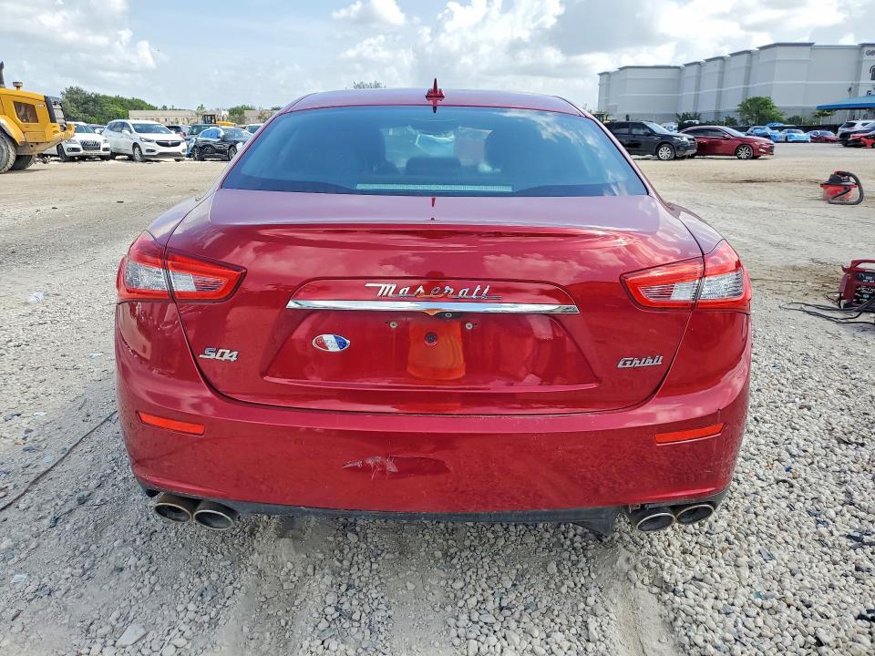2017 Maserati Ghibli VIN ZAM57RTL0H1196406 COPART salvage auction — FRONT END, Fl - Cert Of Title Slvg Rebuildable, sold $3,700 on 2026-07-27 (photo 6)