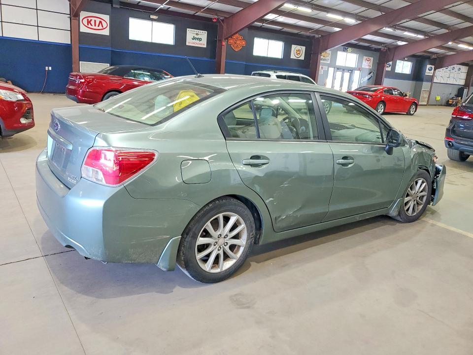 2014 Subaru Impreza VIN JF1GJAC65EH018283 COPART salvage auction — FRONT END, MA - CERT OF TITLE-SALVAGE, sold $525 on 2026-07-16 (photo 3)