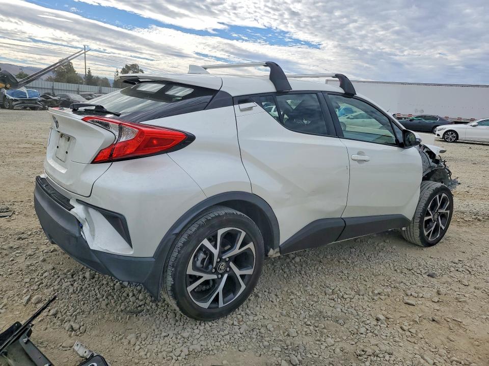 2020 Toyota C-hr VIN JTNKHMBX0L1076346 COPART salvage auction — FRONT END, Ca - Salvage Certificate, sold $575 on 2026-07-28 (photo 3)