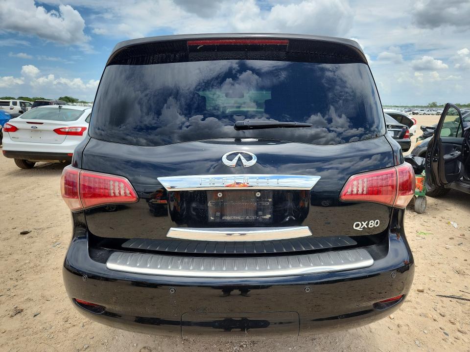 2014 Infiniti Qx80 VIN JN8AZ2NE1E9063562 COPART salvage auction — NORMAL WEAR, Tx - Certificate Of Title, sold $2,200 on 2026-07-25 (photo 6)