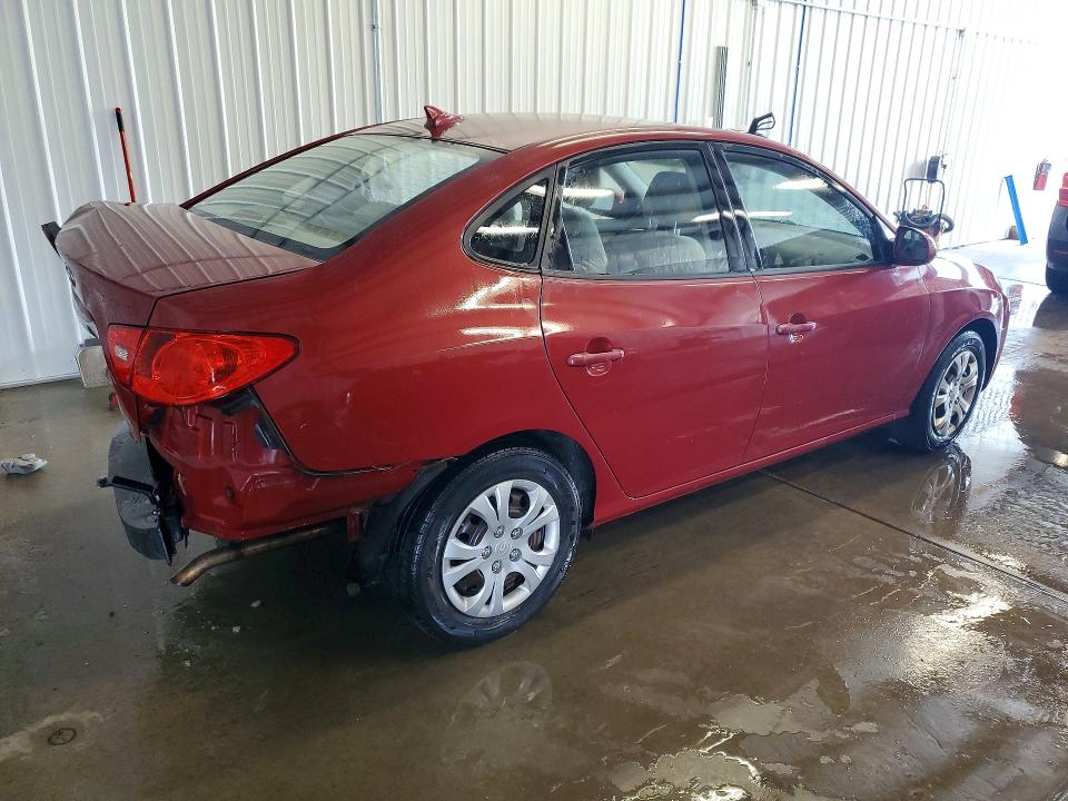 2010 Hyundai Elantra VIN KMHDU4AD2AU161793 COPART salvage auction — REAR END, PA - CERTIFICATE OF SALVAGE, sold $925 on 2026-07-15 (photo 3)