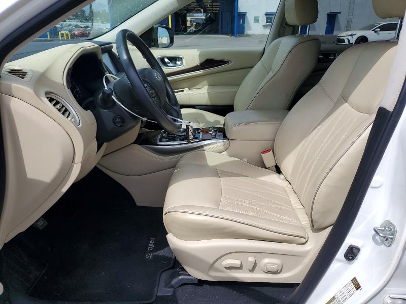 2019 Infiniti Qx60 VIN 5N1DL0MN4KC560048 COPART salvage auction — FRONT END, Ca - Salvage Certificate, sold $3,500 on 2026-07-27 (photo 7)