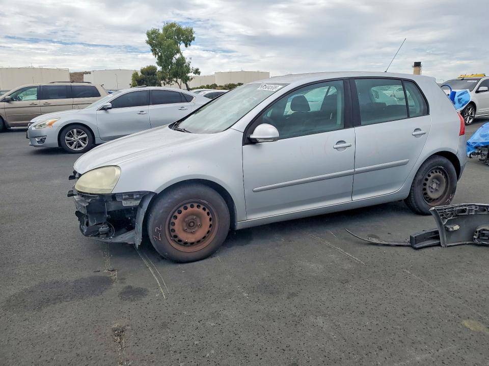 2009 Volkswagen Rabbit VIN WVWDB71K49W138591 COPART salvage auction — FRONT END, CA - SALVAGE CERTIFICATE, sold $425 on 2026-07-27 (photo 1)