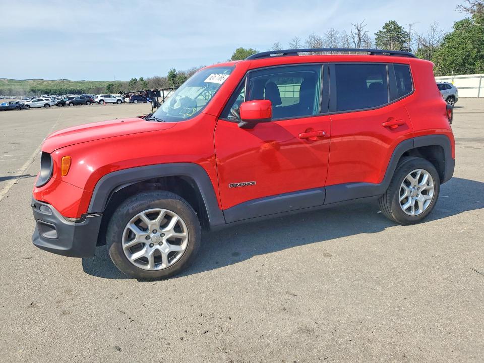 2018 Jeep Renegade VIN ZACCJBBB0JPG84094 COPART salvage auction — FRONT END, Ny - Mv-907A Salvage Certificate, sold $1,600 on 2026-08-10 (photo 1)