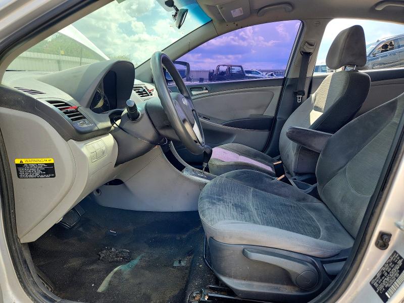 2017 Hyundai Accent VIN KMHCT4AE7HU286516 COPART salvage auction — FRONT END, Tx - Certificate Of Title (P), sold $750 on 2026-07-30 (photo 7)