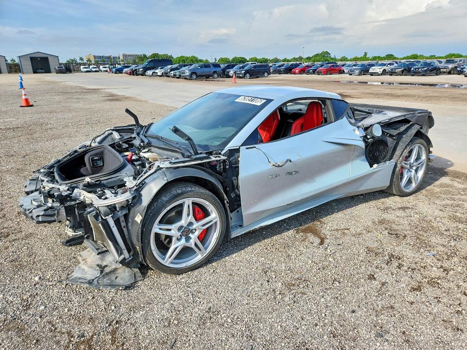 2022 Chevrolet Corvette stingray VIN 1G1YA2D43N5110973 — COPART salvage auction photo