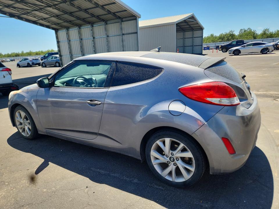 2016 Hyundai Veloster VIN KMHTC6AD9GU257424 COPART salvage auction — FRONT END, Ca - Dis/Dlr/Exp Only Clean Title, sold $900 on 2026-07-28 (photo 2)