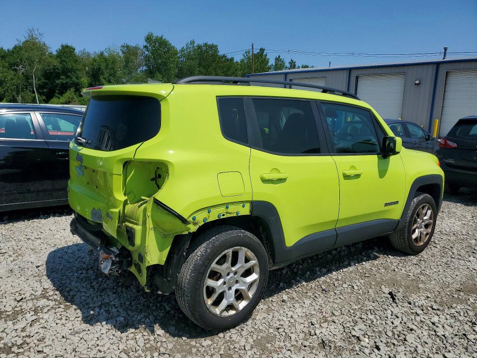2017 Jeep Renegade VIN ZACCJBBB2HPF02907 COPART salvage auction — FRONT END, Ma - Cert Of Title-Salvage, sold $650 on 2026-08-13 (photo 3)