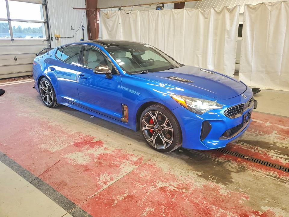 2018 Kia Stinger VIN KNAE55LC0J6028709 COPART salvage auction — SIDE, Ny - Mv-907A Salvage Certificate, sold $5,900 on 2026-07-20 (photo 4)
