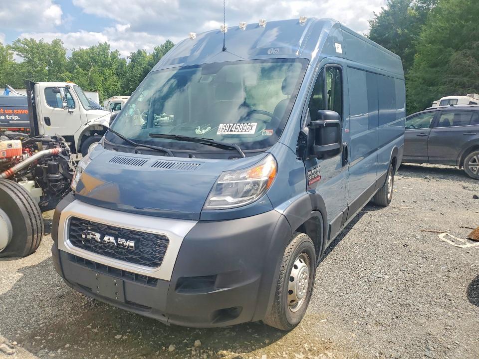 2020 Ram Promaster 3500 VIN 3C6URVJG1LE128962 — COPART salvage auction photo