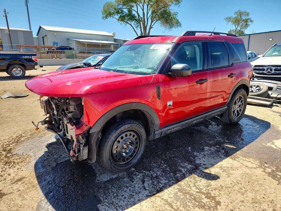 2021 Ford Bronco sport VIN 3FMCR9B64MRB04419 COPART salvage auction — FRONT END, NM - CERT OF TITLE-SALVAGE, sold $7,600 on 2026-08-20 (photo 1)