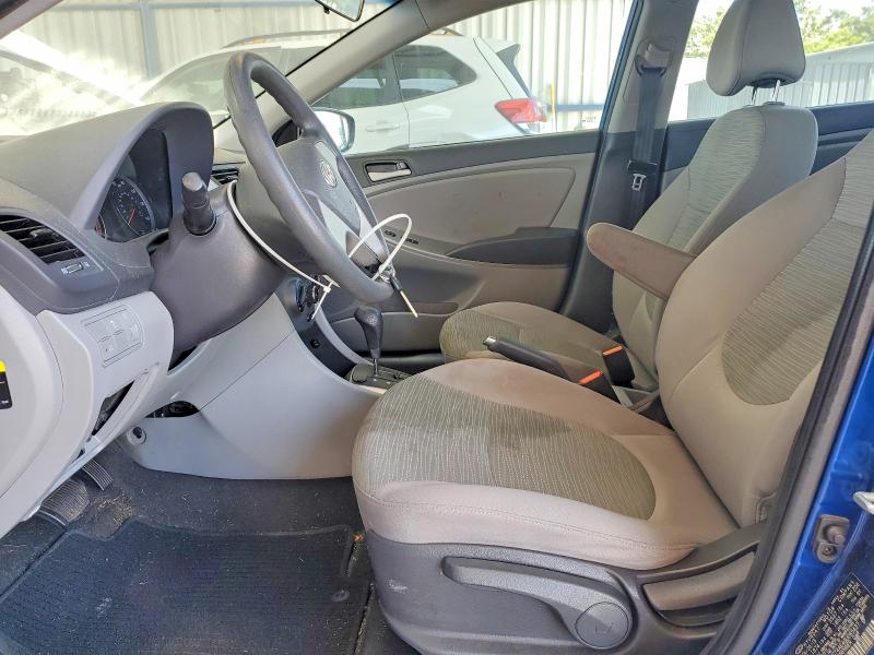 2016 Hyundai Accent VIN KMHCT4AE4GU065437 COPART salvage auction — MINOR DENT/SCRATCHES, Ct - Clean Title, sold $700 on 2026-07-16 (photo 7)