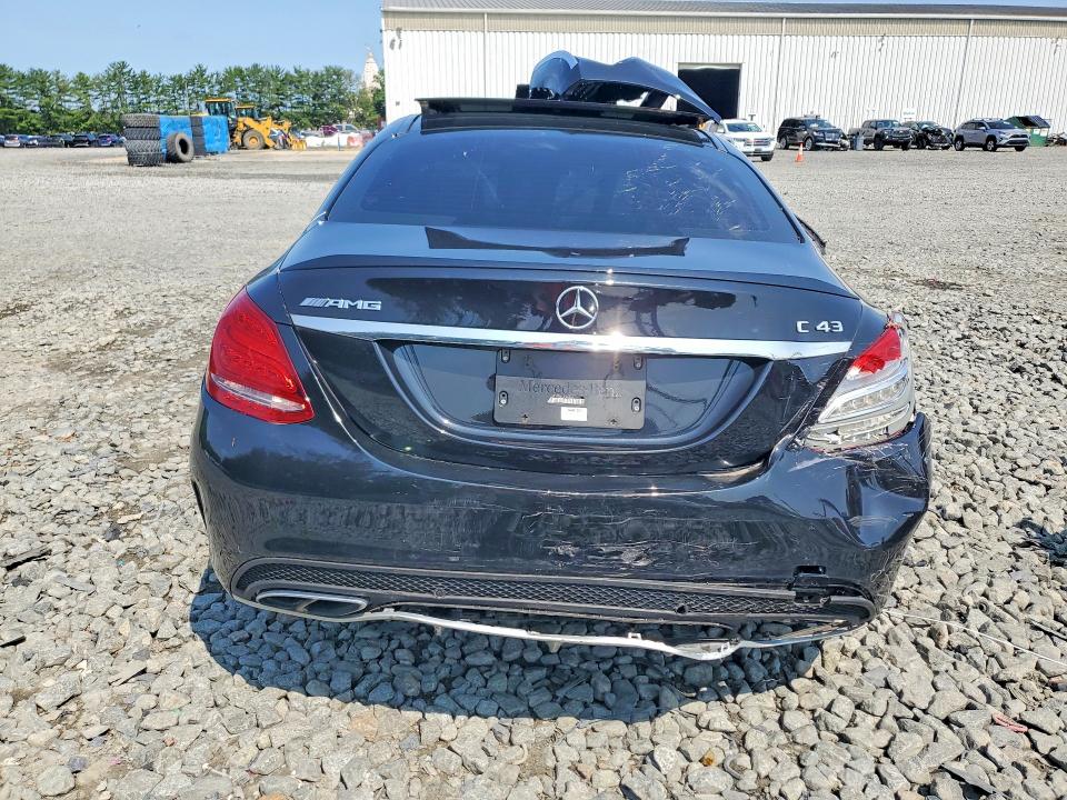 2018 Mercedes-benz C-klasse amg VIN 55SWF6EB8JU260301 COPART salvage auction — ALL OVER, NY - CERTIFICATE OF TITLE, sold $8,800 on 2026-08-19 (photo 6)
