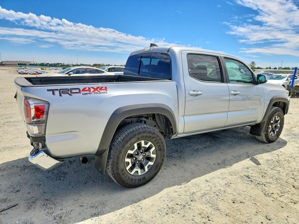 2023 Toyota Tacoma VIN 3TMCZ5AN7PM552368 COPART salvage auction — REAR END, CA - SALVAGE CERTIFICATE, sold $21,400 on 2026-08-25 (photo 3)