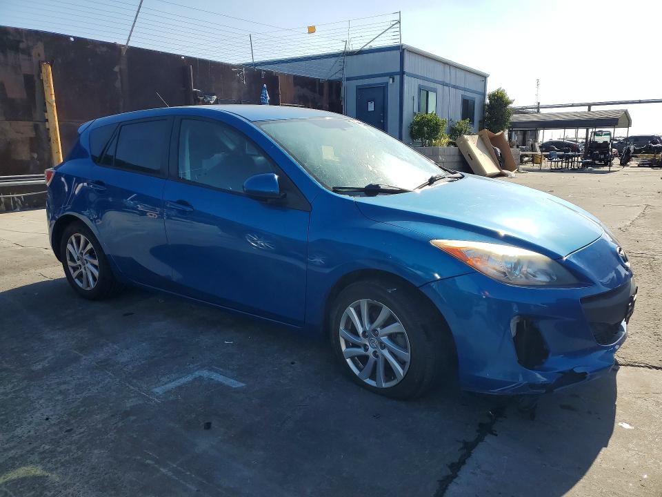 2012 Mazda 3 VIN JM1BL1L86C1619563 COPART salvage auction — FRONT END, Ca - Salvage Certificate, sold $900 on 2026-07-31 (photo 4)