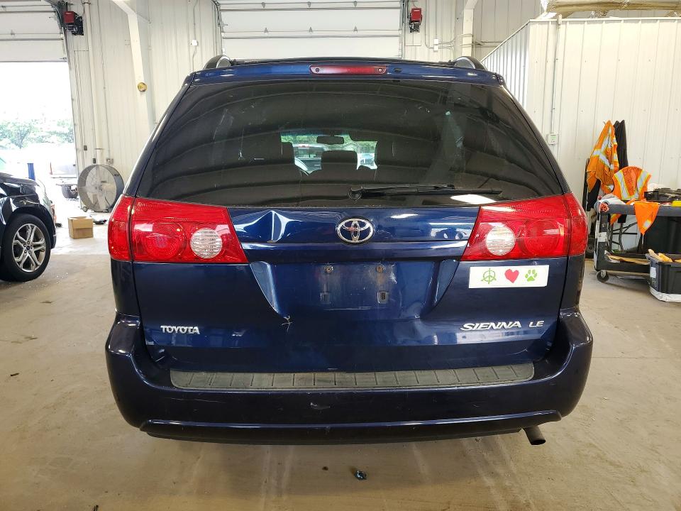 2006 Toyota Sienna VIN 5TDZA23C96S561941 COPART salvage auction — UNDERCARRIAGE, Mn - Certificate Of Title, sold $225 on 2026-07-28 (photo 6)