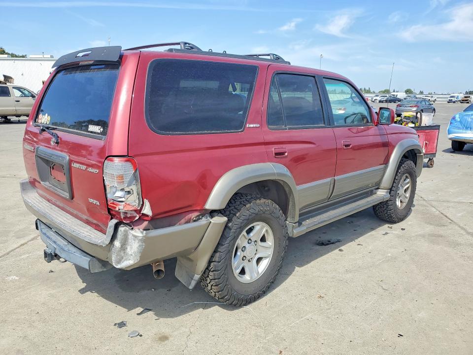 1999 Toyota 4runner VIN JT3HN87R0X0208515 COPART salvage auction — FRONT END, Ca - Salvage Certificate, sold $2,300 on 2026-07-13 (photo 3)