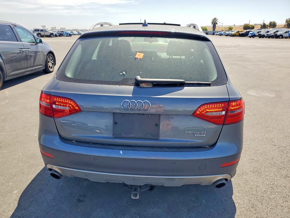 2013 Audi A4 allroad VIN WA1UFAFL5DA062821 COPART salvage auction — VANDALISM, CA - SALVAGE CERTIFICATE, sold $175 on 2026-07-15 (photo 6)