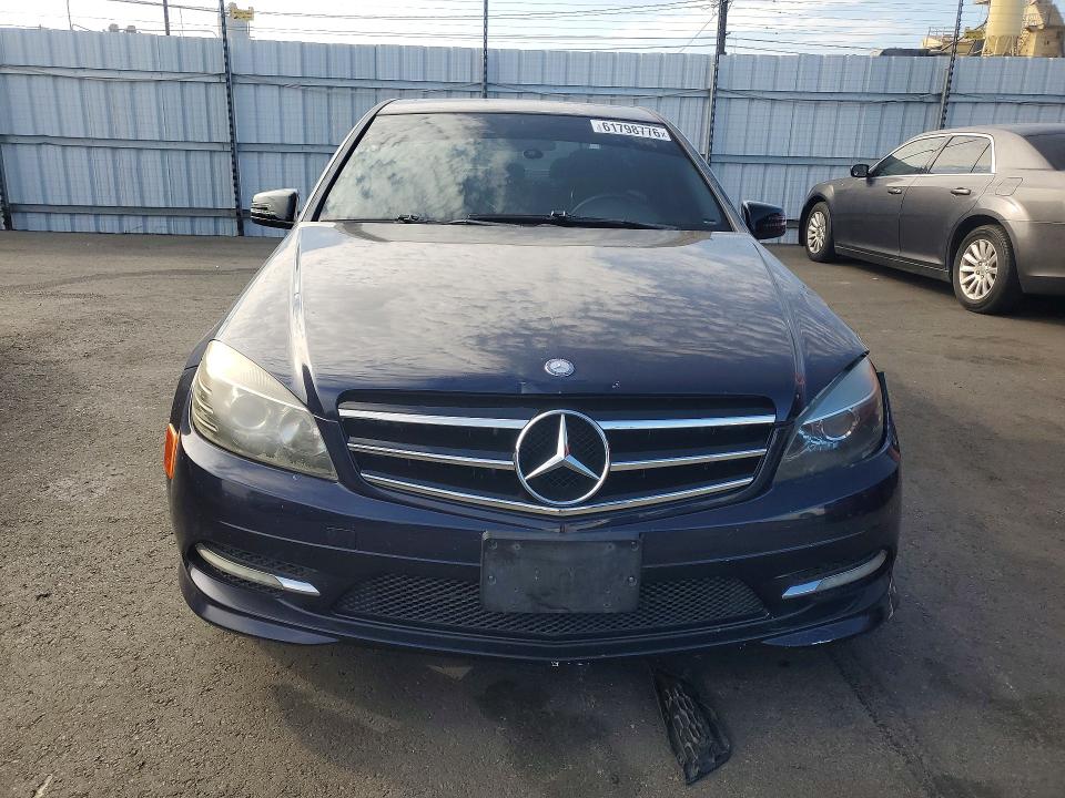 2011 Mercedes-benz C class VIN WDDGF5EB4BA445459 COPART salvage auction — FRONT END, CA - SALVAGE CERTIFICATE, sold $575 on 2026-07-29 (photo 5)