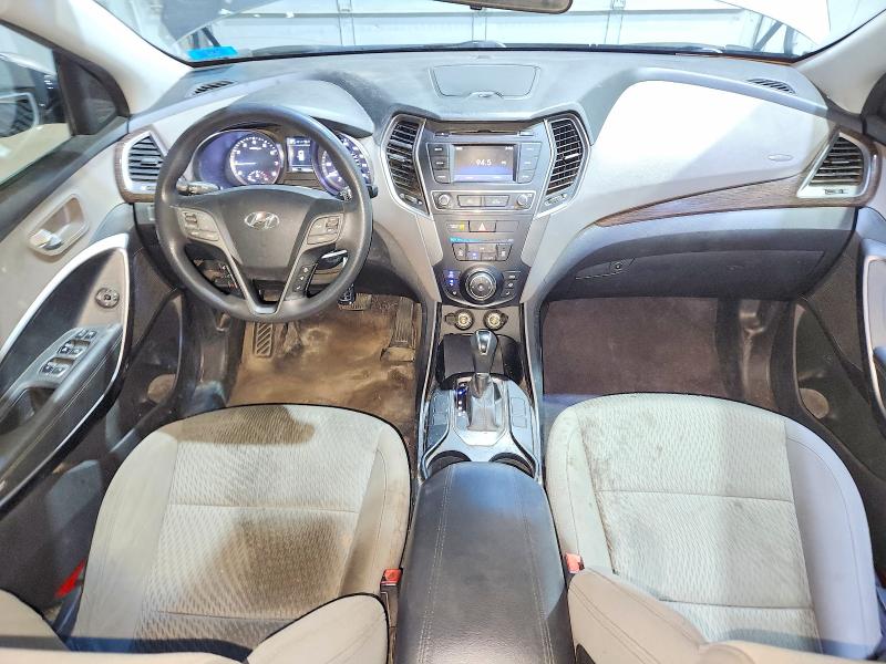 2017 Hyundai Santa fe VIN 5XYZTDLB6HG443620 COPART salvage auction — FRONT END, Nh - Certificate Of Title, sold $2,550 on 2026-07-09 (photo 8)