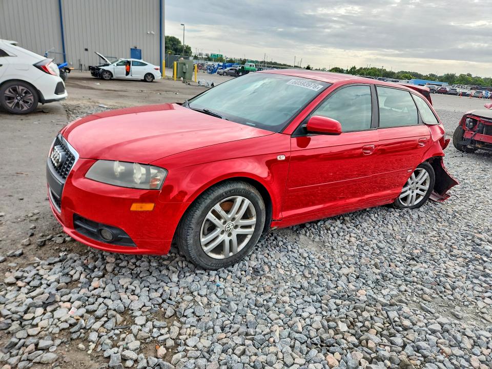 2008 Audi A3 VIN WAUHF78P98A075293 COPART salvage auction — REAR END, FL - CERT OF TITLE SLVG REBUILDABLE, sold $15 on 2026-07-27 (photo 1)