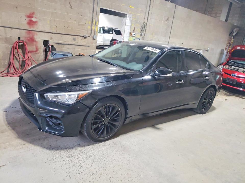 2018 Infiniti Q50 VIN JN1EV7AP5JM591161 COPART salvage auction — MECHANICAL, Mn - Cert Of Title-Prior Salvage, sold $1,200 on 2026-07-30 (photo 1)