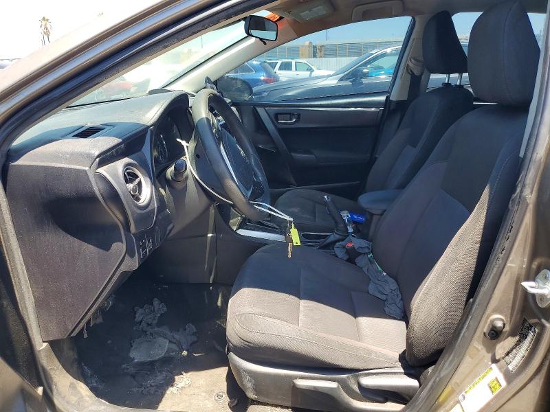 2017 Toyota Corolla VIN 5YFBURHEXHP612645 COPART salvage auction — FRONT END, Ca - Dis/Dlr/Exp App For Dup Clean, sold $100 on 2026-07-28 (photo 7)