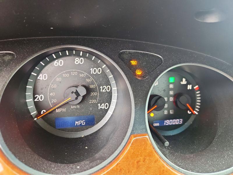 2005 Lexus Es 330 VIN JTHBA30GX55120109 COPART salvage auction — MECHANICAL, Pa - Cert Of Title, sold $400 on 2026-07-31 (photo 9)