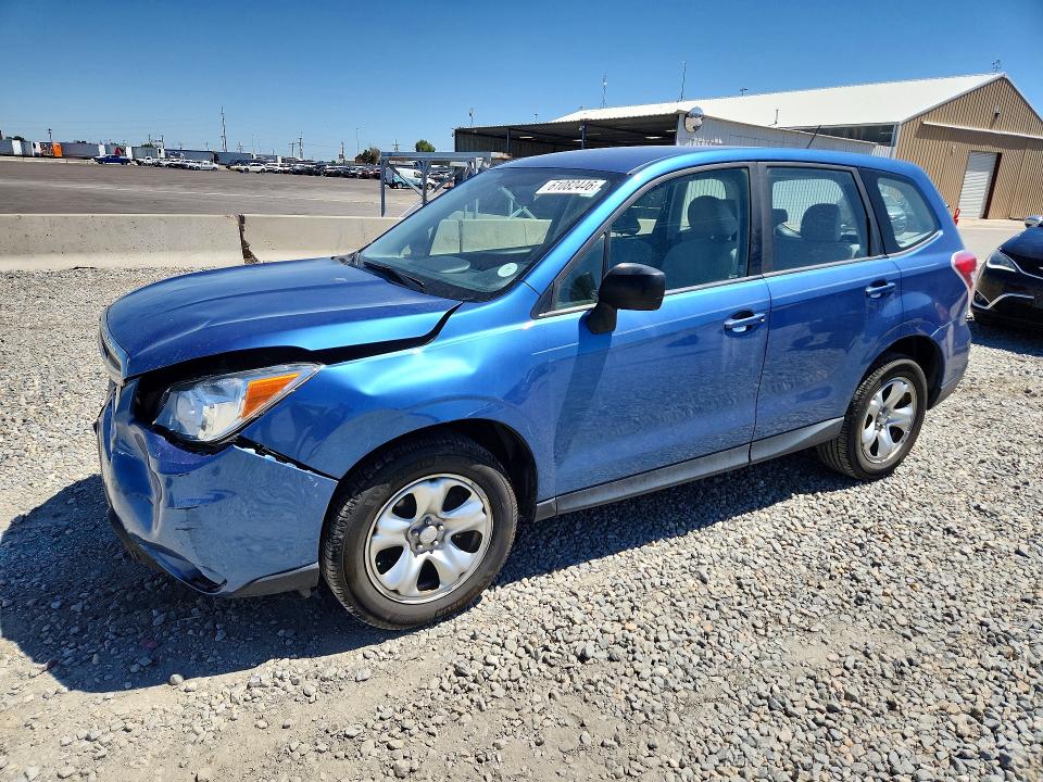 2015 Subaru Forester VIN JF2SJAAC6FH568673 COPART salvage auction — FRONT END, Co - Public - Salvage Title, sold $300 on 2026-07-30 (photo 1)