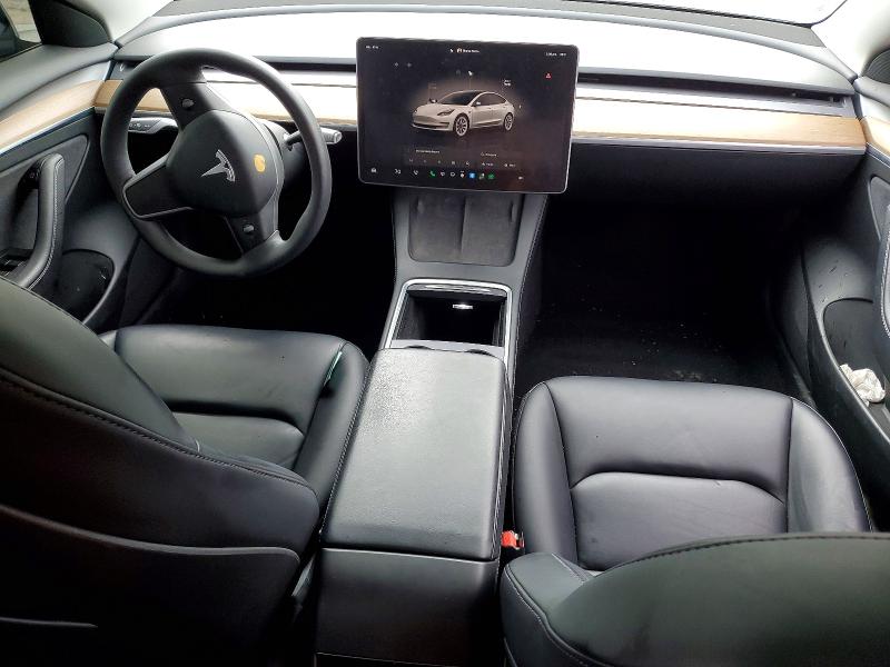 2022 Tesla Model 3 VIN 5YJ3E1EB2NF276154 COPART salvage auction — SIDE, NY - MV-907A SALVAGE CERTIFICATE, sold $6,600 on 2026-07-28 (photo 8)