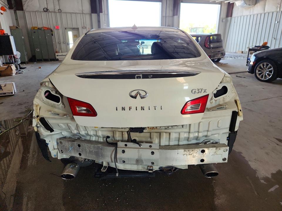 2013 Infiniti G VIN JN1CV6AR3DM354532 COPART salvage auction — REAR END, Wi - Junked Vehicle Bill Of Sale, sold $550 on 2026-08-03 (photo 6)