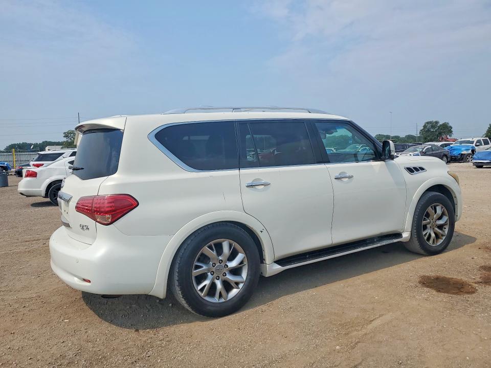 2012 Infiniti Qx56 VIN JN8AZ2NE2C9022130 COPART salvage auction — MINOR DENT/SCRATCHES, IA - CERTIFICATE OF TITLE, sold $2,000 on 2026-07-31 (photo 3)