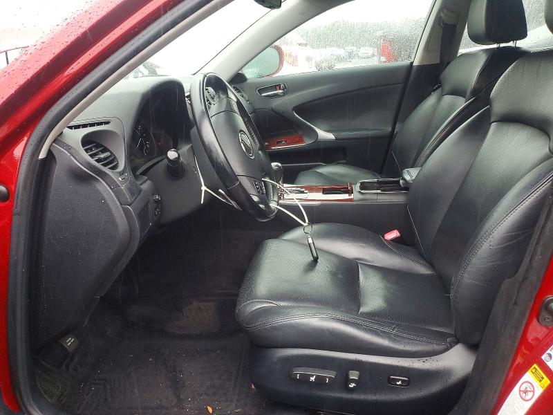 2007 Lexus Is 250 VIN JTHCK262175013248 COPART salvage auction — WATER/FLOOD, NJ - CERT OF TITLE-SALVAGE FLOOD (P), sold $125 on 2026-07-28 (photo 7)
