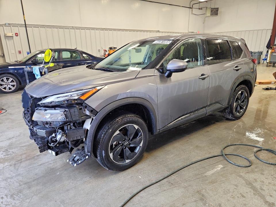2025 Nissan Rogue VIN JN8BT3BB7SW417328 COPART salvage auction — FRONT END, MA - CERTIFICATE OF TITLE, sold $100 on 2026-07-21 (photo 1)