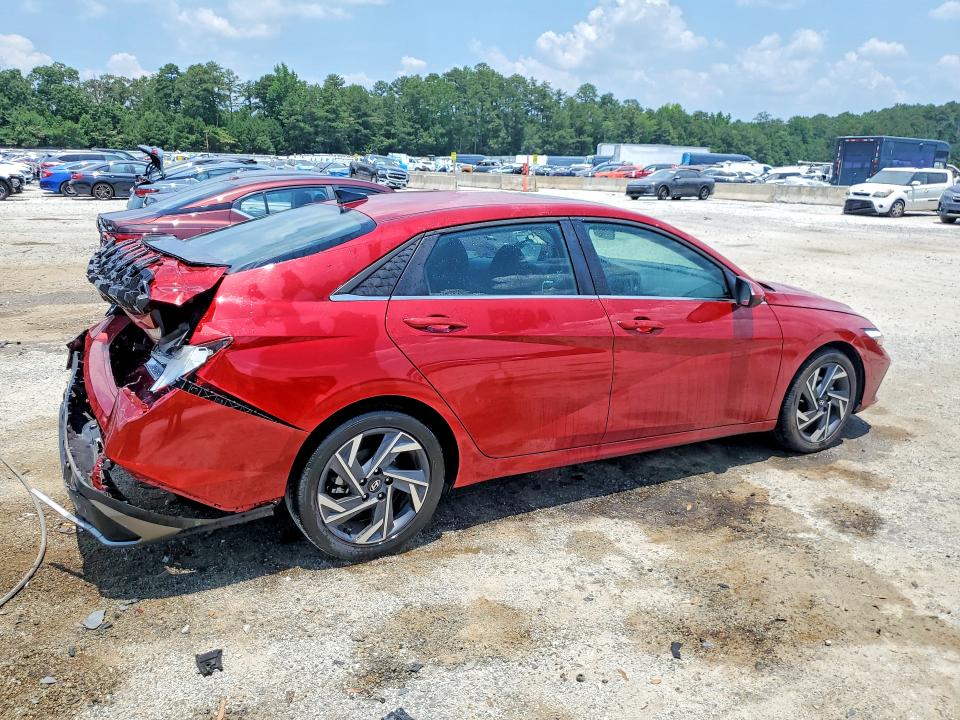 2025 Hyundai Elantra VIN KMHLS4DG0SU922944 COPART salvage auction — REAR END, FL - CERTIFICATE OF TITLE (P), sold $5,200 on 2026-07-15 (photo 3)