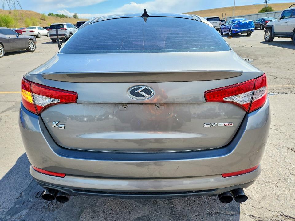 2012 Kia Optima VIN 5XXGR4A65CG008791 COPART salvage auction — FRONT END, Salvage Title, sold $400 on 2026-07-22 (photo 6)