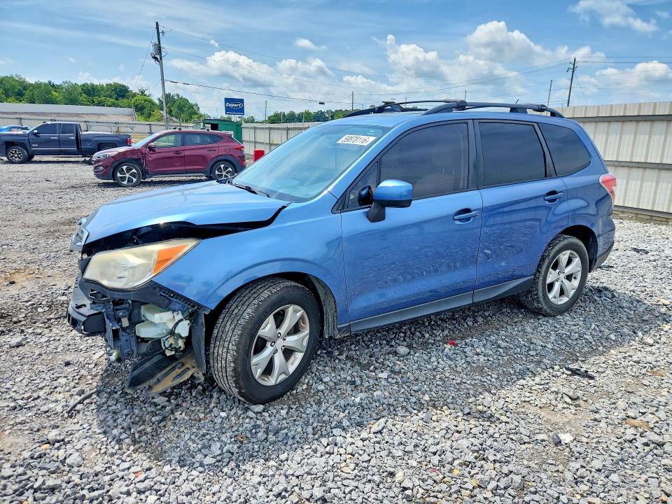 2015 Subaru Forester VIN JF2SJADC7FH425887 COPART salvage auction — FRONT END, Al - Cert Of Title-Salvage Title, sold $600 on 2026-07-14 (photo 1)