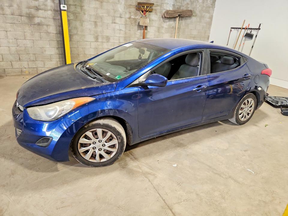 2013 Hyundai Elantra VIN KMHDH4AE9DU565014 COPART salvage auction — SIDE, Pa - Cert Of Title, sold $350 on 2026-07-22 (photo 1)