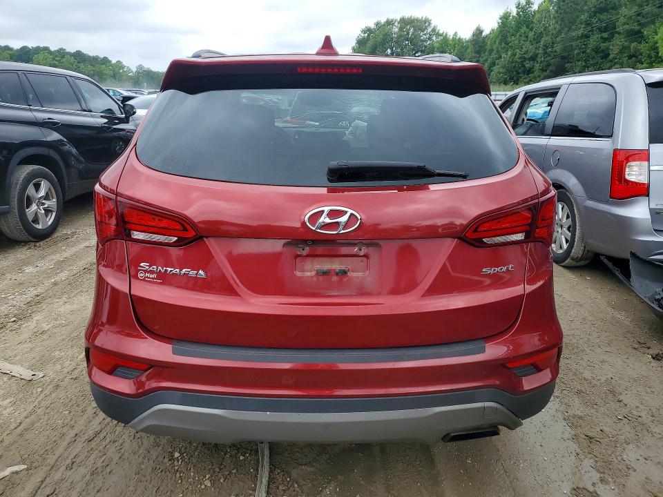 2017 Hyundai Santa fe VIN 5XYZU3LB9HG388538 COPART salvage auction — FRONT END, VA - CERT OF TITLE - SALVAGE, sold $125 on 2026-07-28 (photo 6)