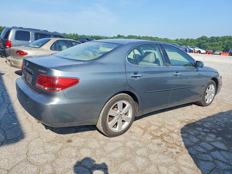 2005 Lexus ES VIN JTHBA30G755095752 COPART salvage auction — FRONT END, Pa - Certificate Of Salvage, sold $575 on 2026-07-27 (photo 3)
