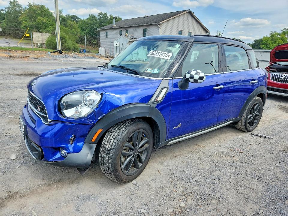 2016 Mini Cooper VIN WMWZC5C5XGWU02356 COPART salvage auction — FRONT END, Pa - Certificate Of Salvage, sold $2,750 on 2026-08-06 (photo 1)