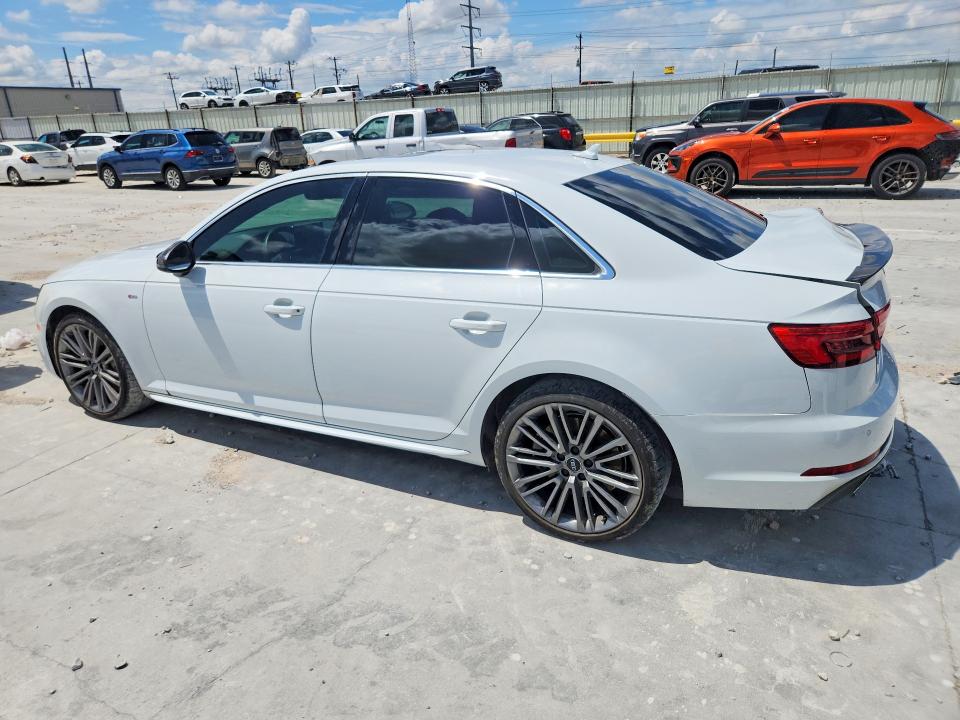 2017 Audi A4 VIN WAUPNAF44HA178271 COPART salvage auction — REAR END, TX - SALVAGE VEHICLE TITLE (P), sold $5,300 on 2026-07-17 (photo 2)