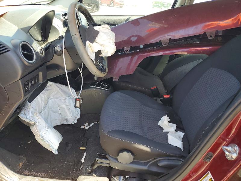 2017 Mitsubishi Mirage VIN ML32A4HJ5HH020822 COPART salvage auction — FRONT END, CA - SALVAGE CERTIFICATE, sold $175 on 2026-09-14 (photo 7)