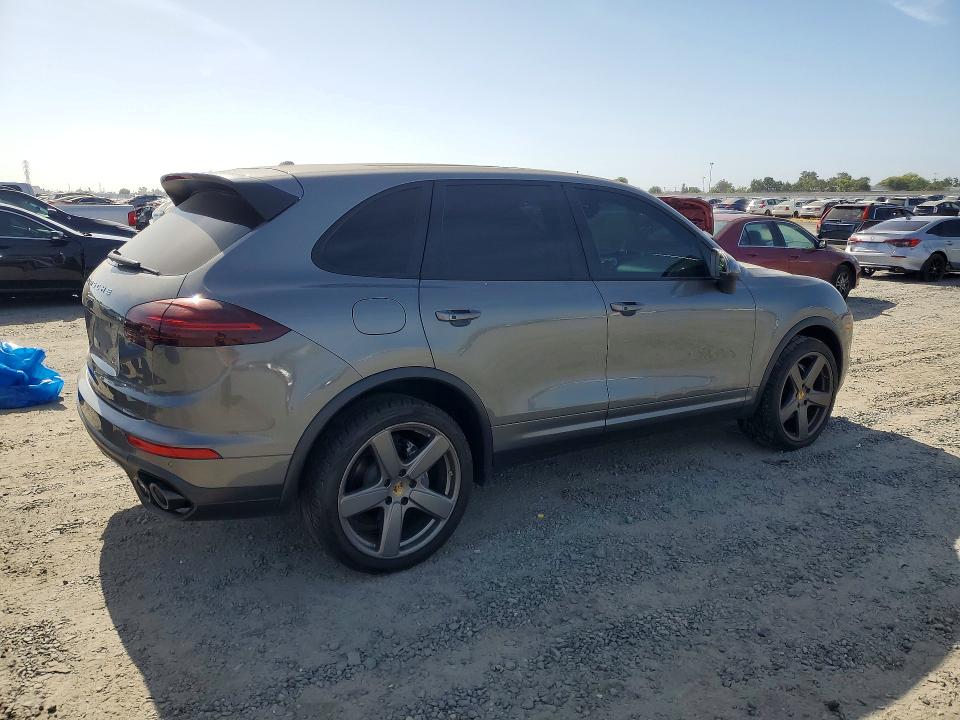 2016 Porsche Cayenne VIN WP1AA2A26GLA10696 COPART salvage auction — FRONT END, Ca - Salvage Certificate, sold $6,100 on 2026-07-09 (photo 3)