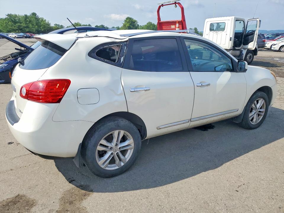 2013 Nissan Rogue VIN JN8AS5MV5DW106808 COPART salvage auction — ROOF, Pa - Certificate Of Salvage, sold $575 on 2026-07-17 (photo 3)