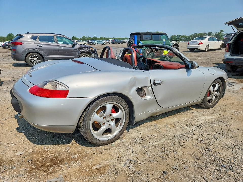 1998 Porsche Boxster VIN WP0CA2981WU620212 COPART salvage auction — WATER/FLOOD, VA - CERT OF TITLE - SALVAGE, sold $200 on 2026-08-05 (photo 3)